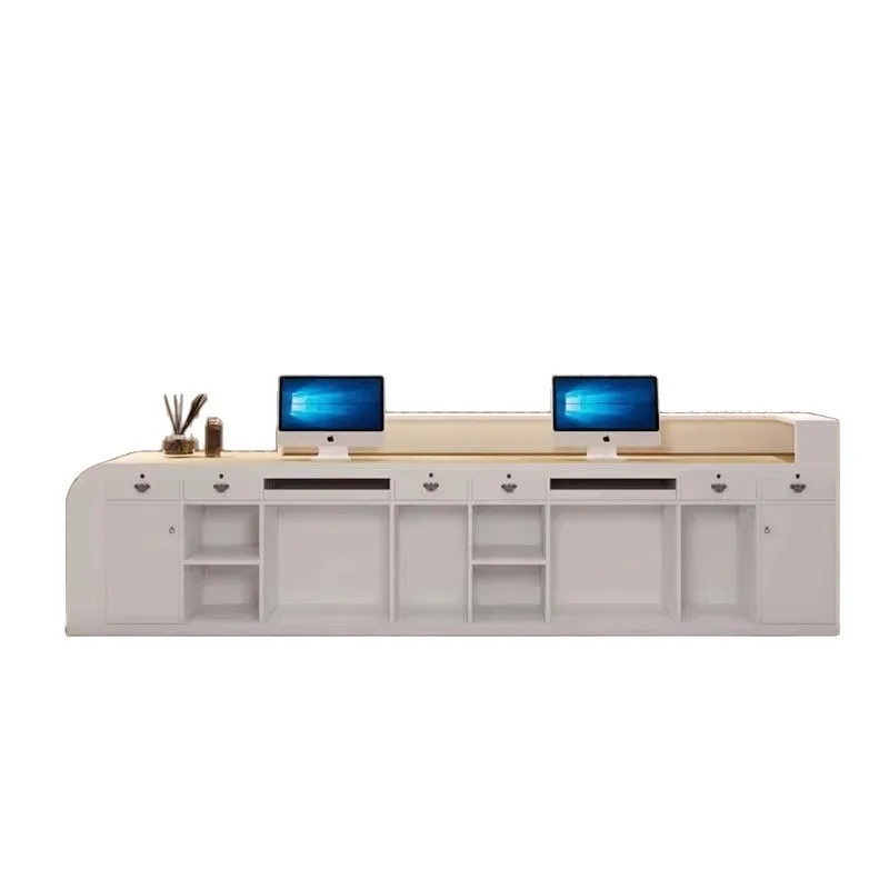 Simple Modern Property Counter School Reception  Paint Checkout page Office Bar Table Company Hotel Front Desk