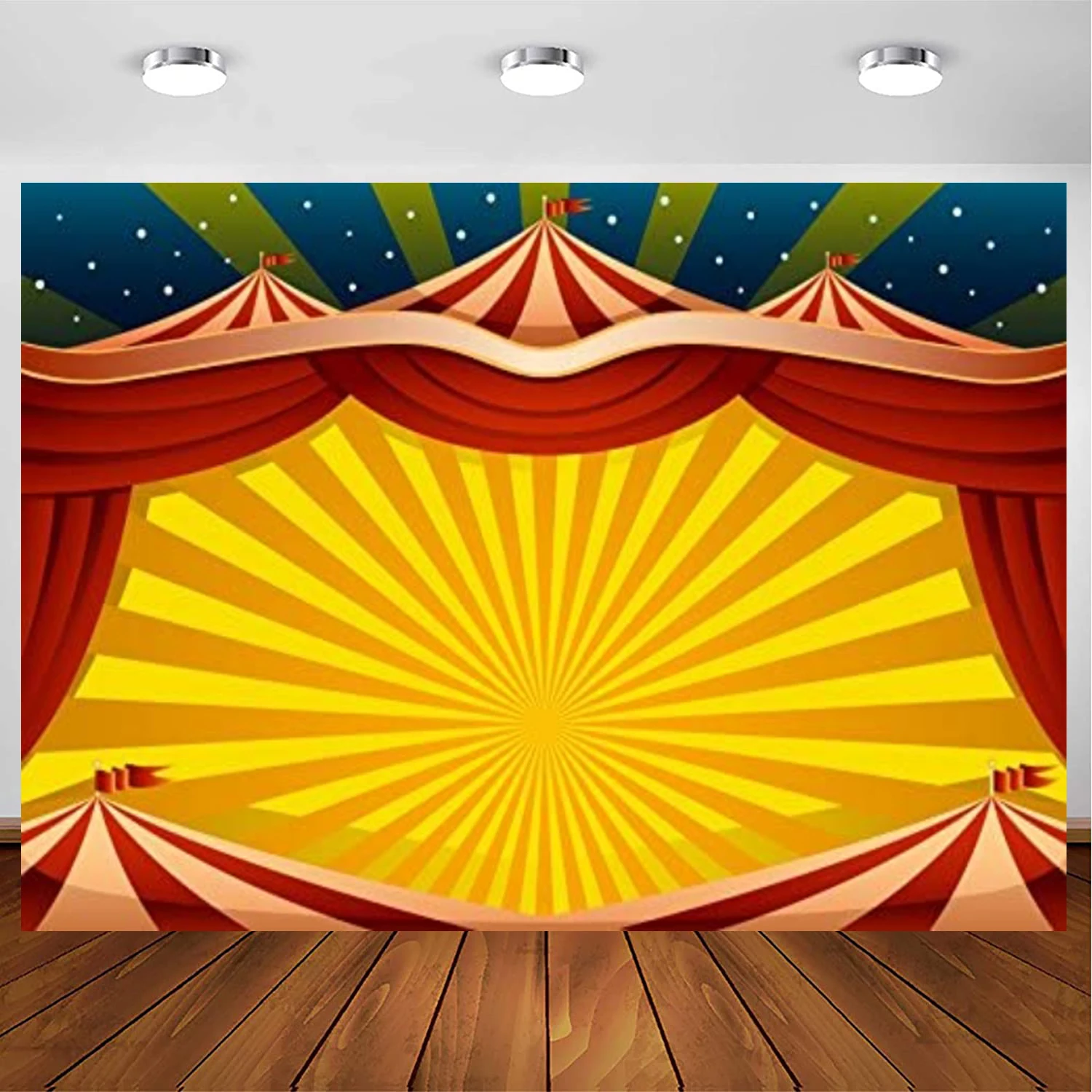 

Photography Backdrop Circus Stage Background For Girl Boy Fun Joy Birthday Baby Shower Party Decoration Banner Photo Portrait