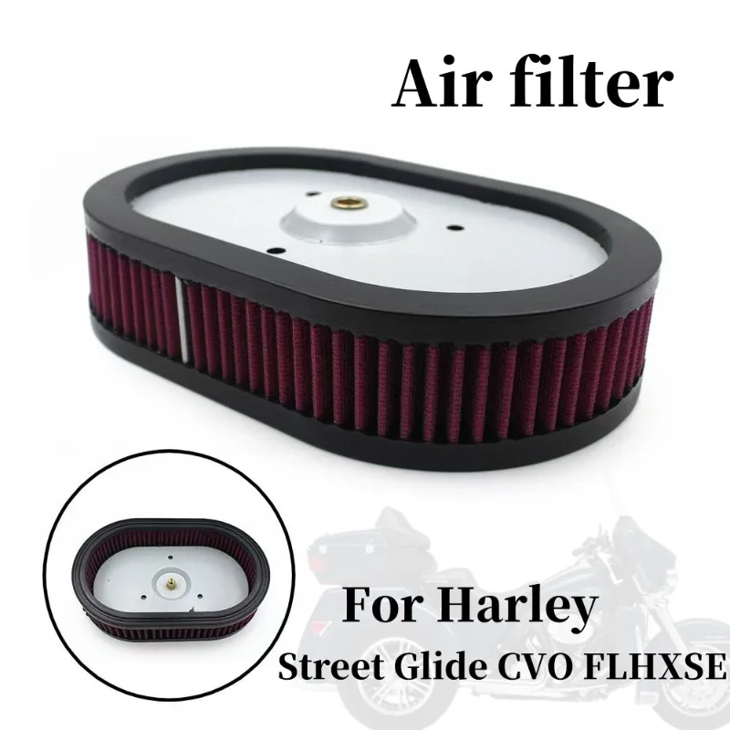 

High Flow Air Filter Intake Cleaner Element for Harley Electra Glide Road Glide Road King CVO Classic Motorcycle Accessories