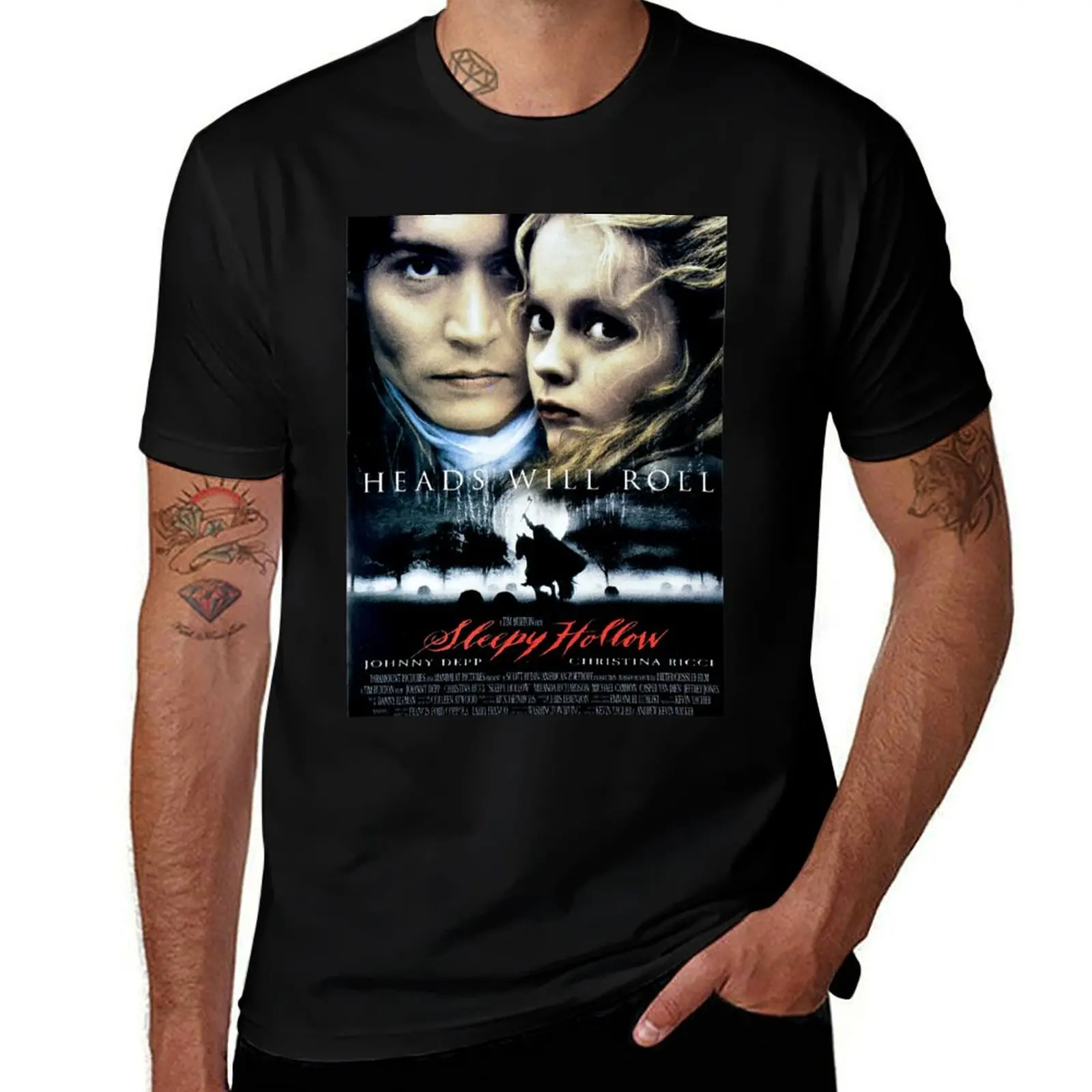 SLEEPY HOLLOW (1999) Handbill Art: Capturing the Essence of a Timeless Film T-Shirt Lightweight Hiking T-Shirt