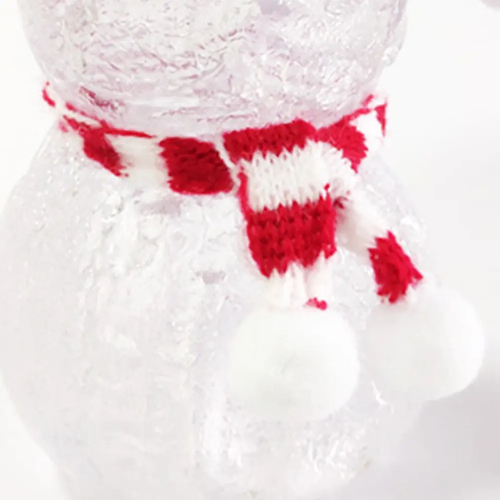 5Pcs Winter Knitted Scarves Soft Comfortable Small Striped Scarves 1x23cm Christmas Decoration Gift Christmas Scarf