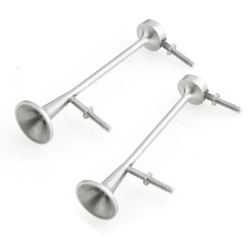 2 szt. Metalowe Gwizdki Głośnikowe Model do Modelu Ciągnika RC TAMIYA King Hauler GL 1/14 LESU SCANIA R620