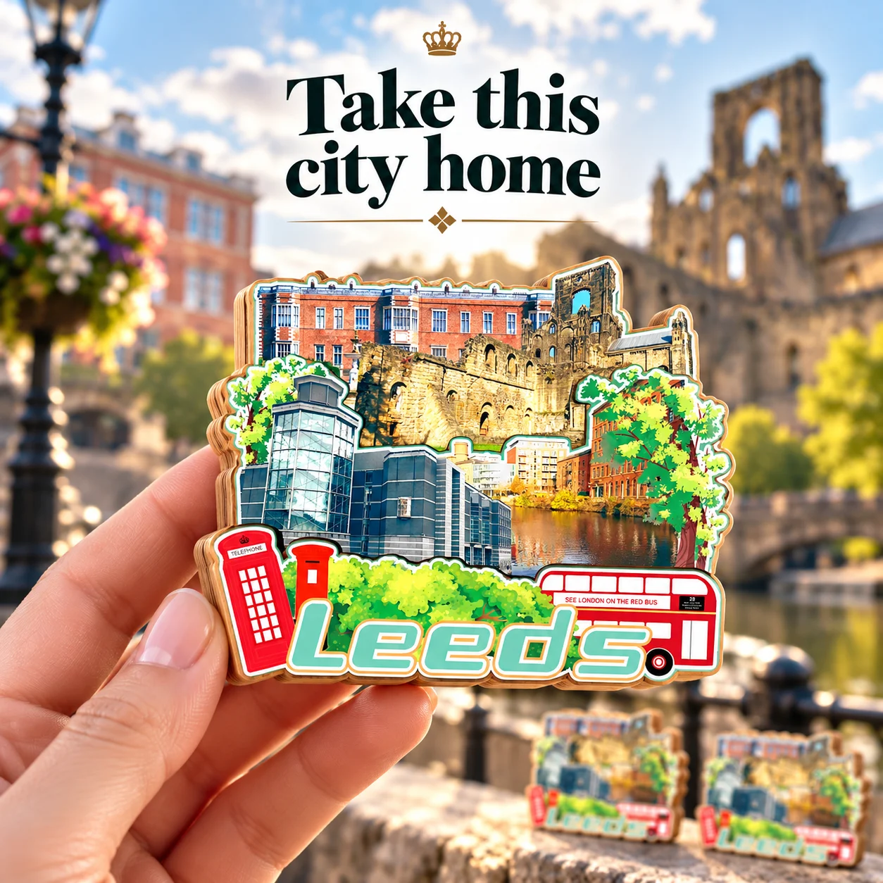 Belfast Cambridge Oxford Inverness Windermere Brighton Jersey Bristol Leeds UK Fridge Magnet Travel Souvenir Gift