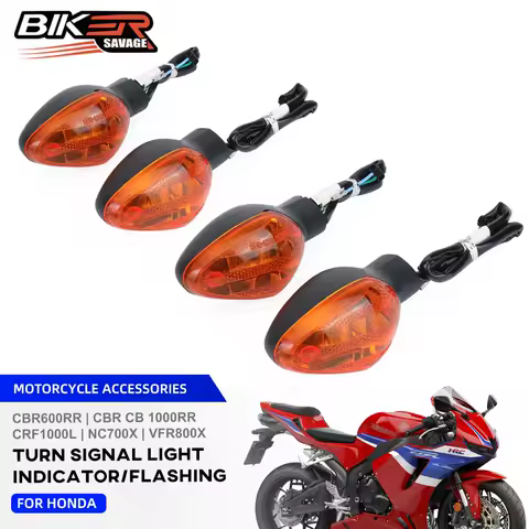Turn Signal Light Indicator For Honda CB CBR 1000 CRF1000L Africa Twin VFR800X CBR600F/RR 2011-2024 Flashing Lamp Holder Adapter
