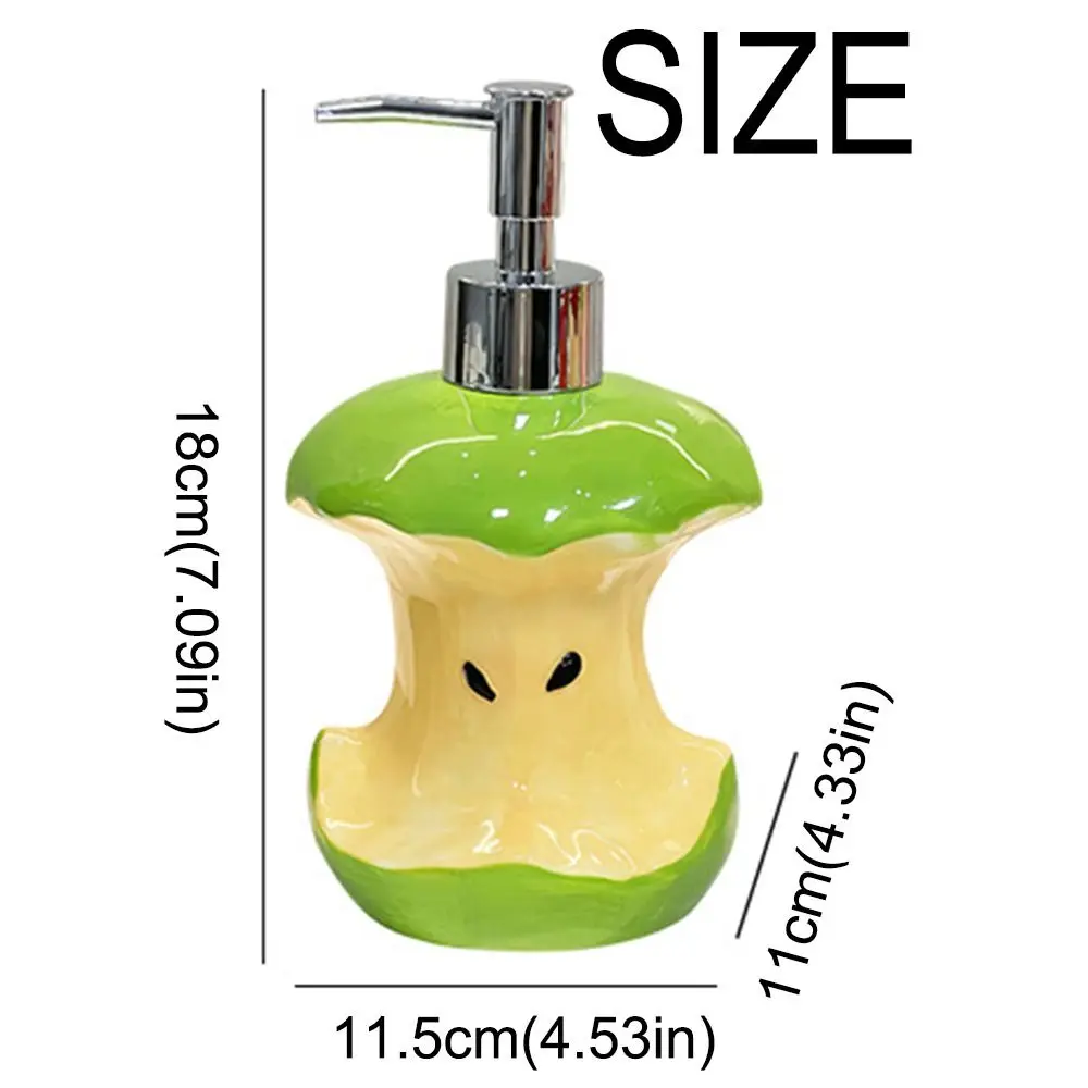 창의적인 손 세정제 액체 분리형 병 350ml 세라믹 병 세라믹 로션 병 빈 휴대용 손 소독제 용기