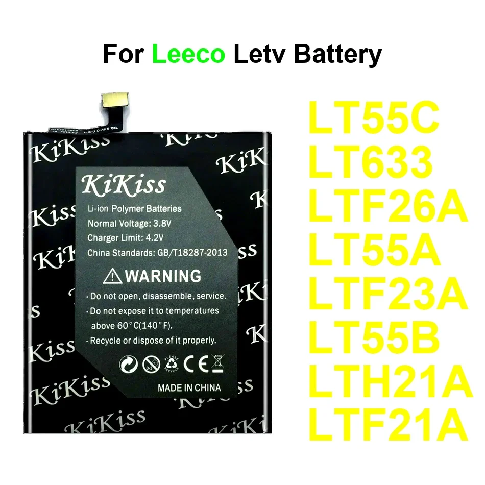 Надежный аккумулятор для мобильного телефона LT633 LT55C LTF26A 4200-5500 мАч для Leeco Letv LE 2S S3 1 2 1S One S X660 Pro Max