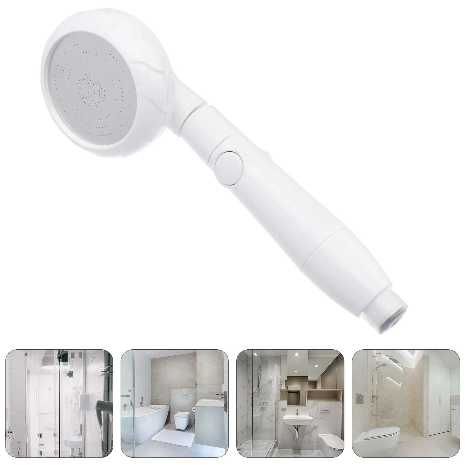 Bathroom Bathing Head Drop-resistant Shower Multi-mode Handheld Showering Spray Nozzle Sturdy Kit