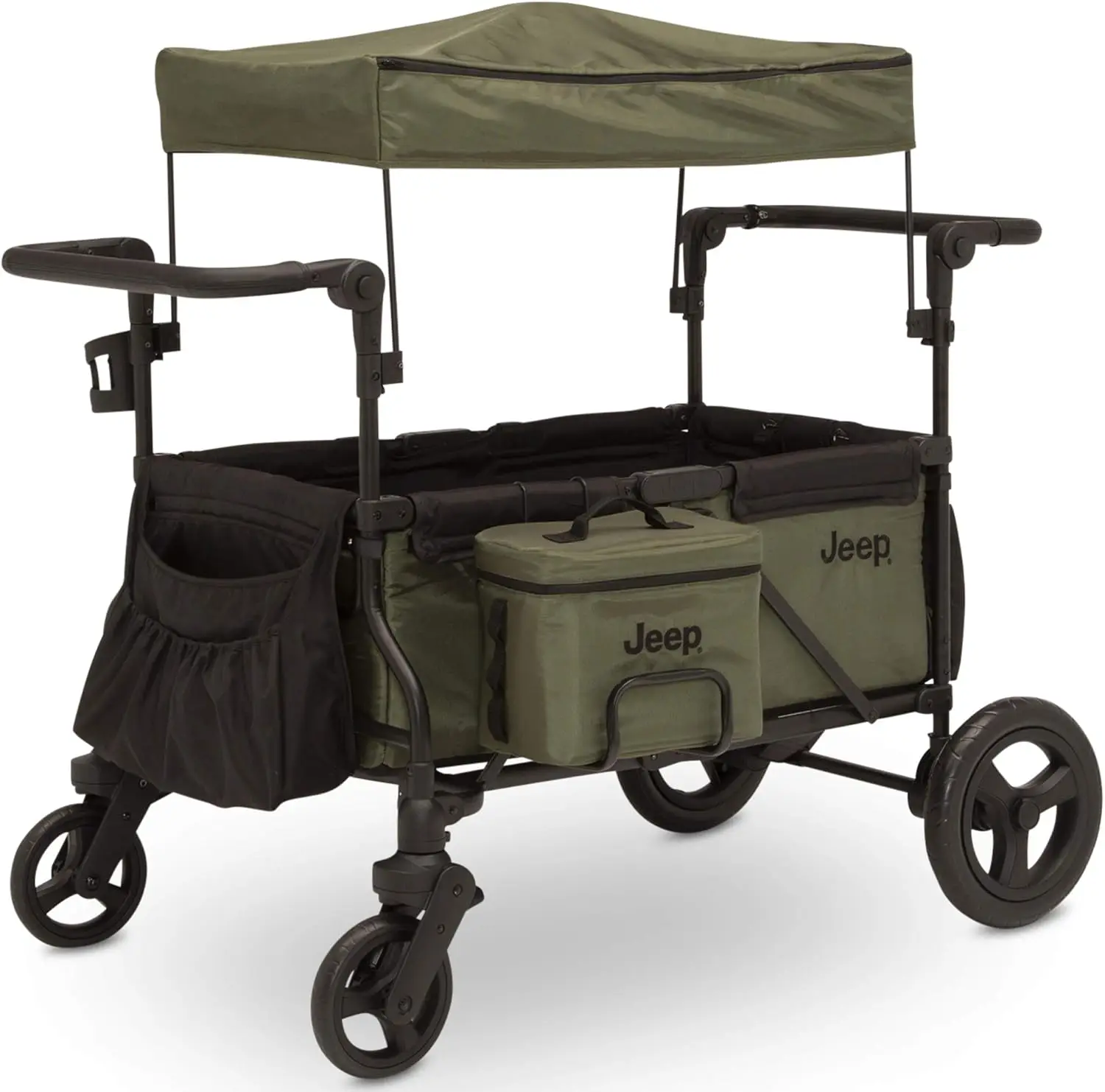 Wrangler Stroller Wagon with Cooler Bag and Parent Organizer by Delta Children