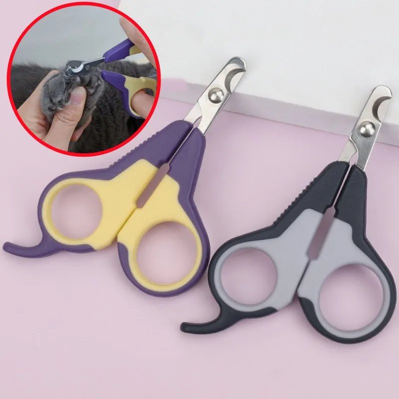 

Cat Nail Clippers Dog Nailclippers Pet Grooming Comfortable Handle Cat Nail Grinder Scissors for Cats Claw Cleaning Pet Products