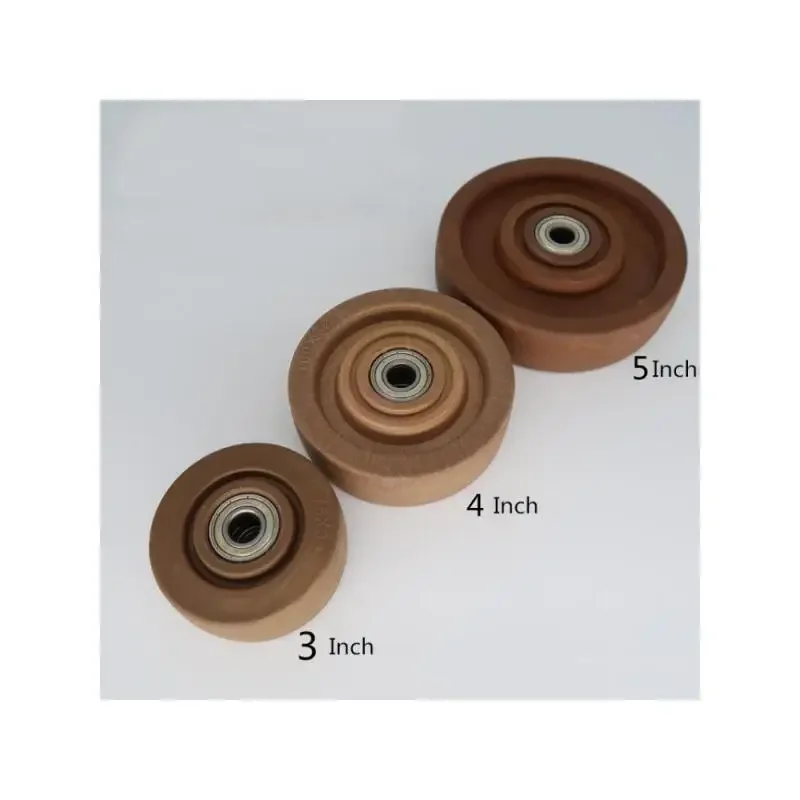 1 Pcs Packing 5 Inch Single High Temperature Resistant Caster Universal Wear Nylon Wheel