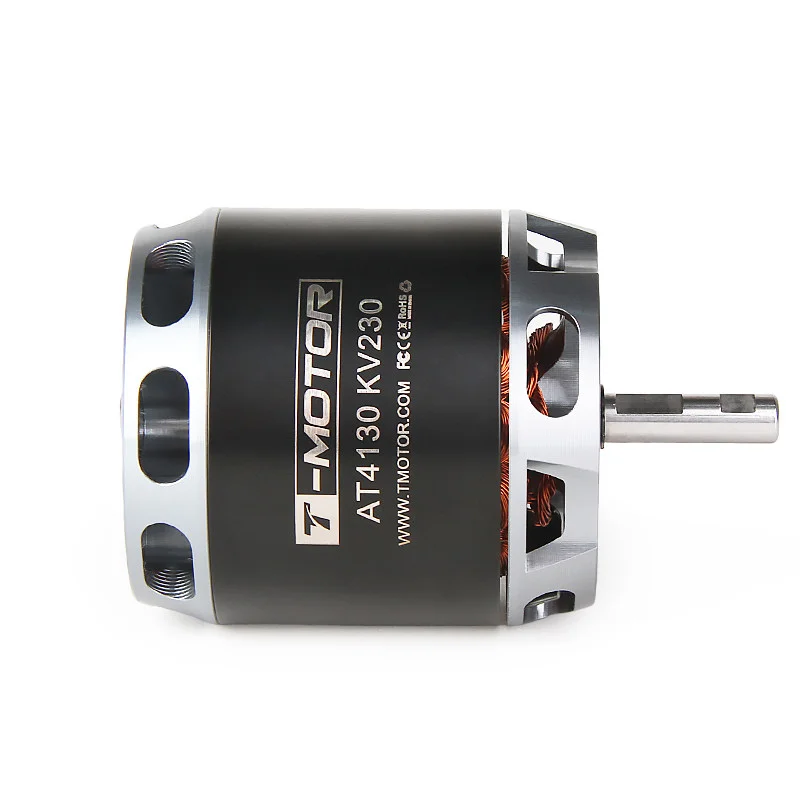 T-MOTOR AT4130 KV230/300/450 Long Shaft Brushless Motor 3200W High Power Fixed Wing VTOL UAV Drone Power Parts