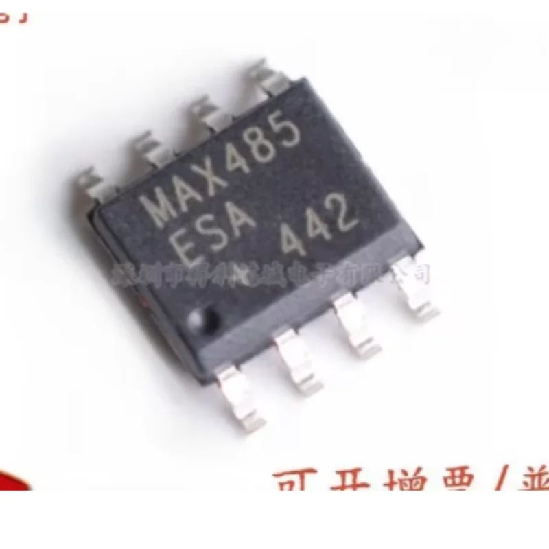 10PCS MAX485ESA SOIC‑8 RS‑485 Transceiver Interface Chip Half‑Duplex Original New Electronic Components