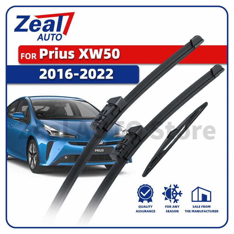 LHD Vorne Hinten Wischer Klingen Für Toyota Prius XW50 2016-2022 2017 2018 2019 2020 2021 Hybrid Fenster 28 "16" 16 "Bürsten Zubehör