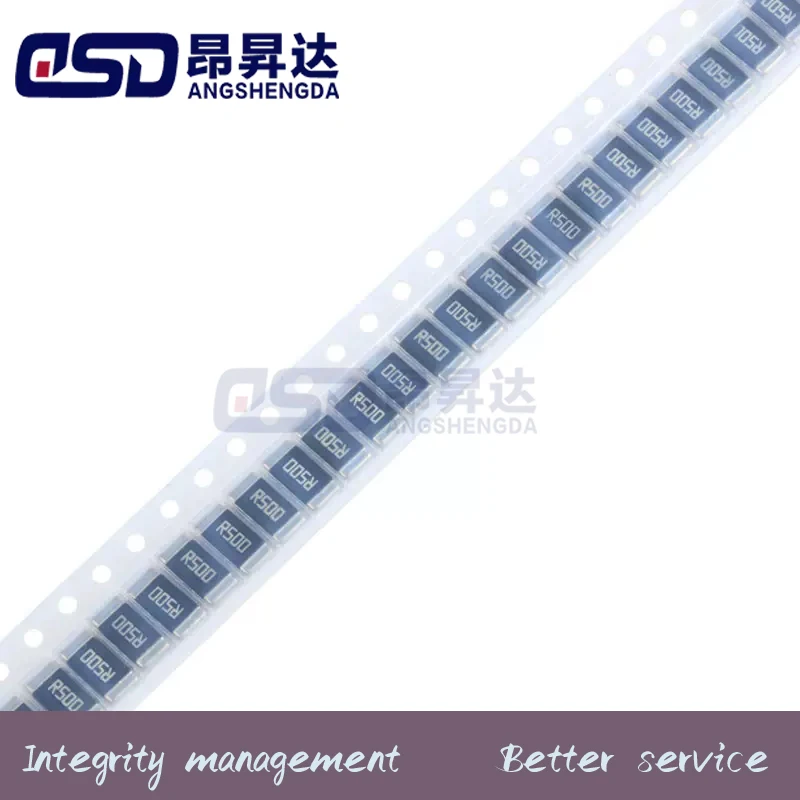 10PCS 2512 SMD Alloy Sampling Resistor 1W 2W ±1% 0.1 0.2 0.22 0.3 0.33 0.5 ohms