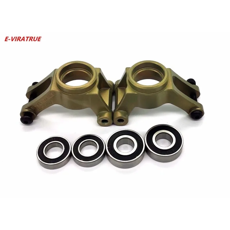 E-VIRATRUE 7075Aluminum Rear C-Hubs For Losi DBXL-E 2.0&GAS 1/5