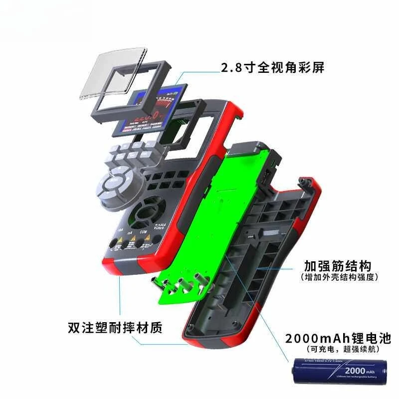 ZT702S703S Color Screen Handheld High-precision Digital Oscilloscope Multimeter Signal Generator Oscilloscope