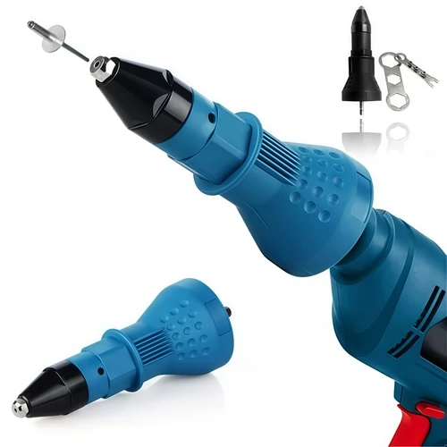 Adaptador de taladro remachador, pistola para tuercas de remache eléctrica, herramienta de remachado, adaptador de remache, herramienta de tuerca de inserción, adaptador de taladro remachador inalámbrico