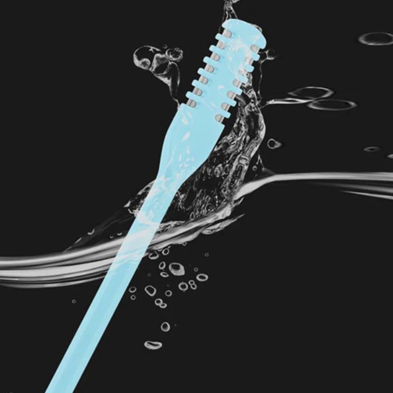 1Pcs Double Head Stainless Steel Nose Hair Cleaner - Remover Trimmer Brush for Personal Hygiene