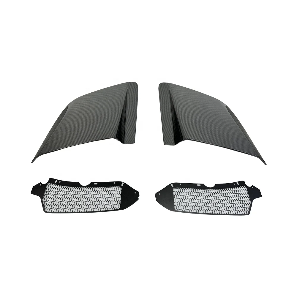 

Dream Garage Capristo Style Dry Carbon Fiber Car Side Vent Trim Side Door Fenders Blade Panels For R8