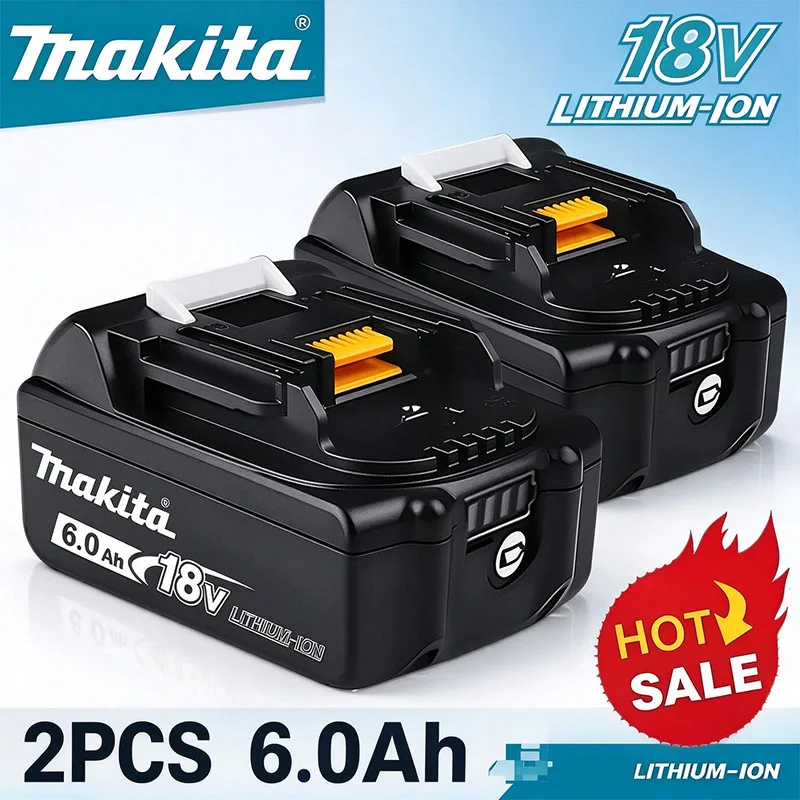100% Original Makita 18V 6.0Ah Rechargeable Battery For Makita BL1830 BL1830B BL1840 BL1840B BL1850 BL1850B Power Tools