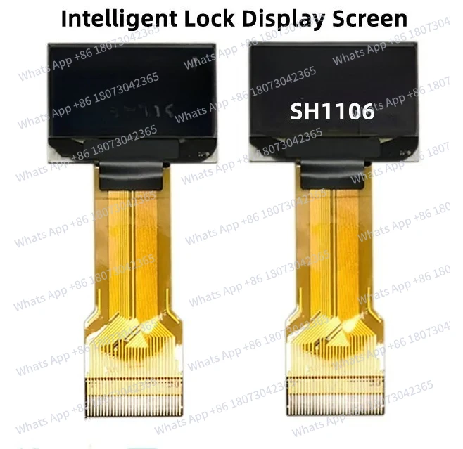 

0,96-дюймовый 30-контактный экран I2C с сине-белым дисплеем, контроллер SH1106, 8-битный параллельный интерфейс, 128*64, для умных замков