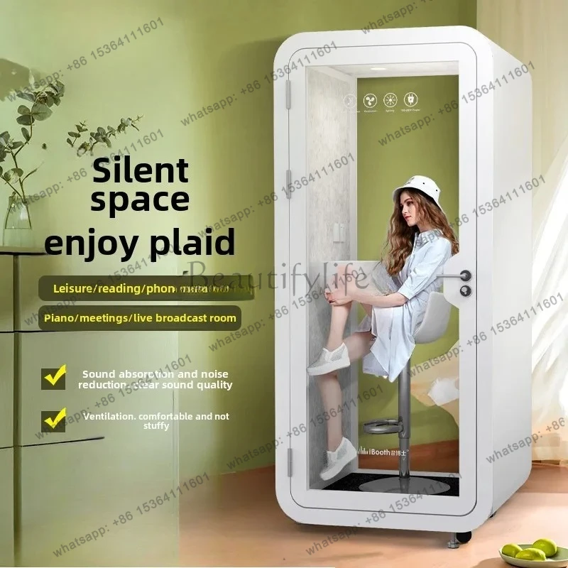 soundproof room mobile office negotiation room telephone booth silent shed
