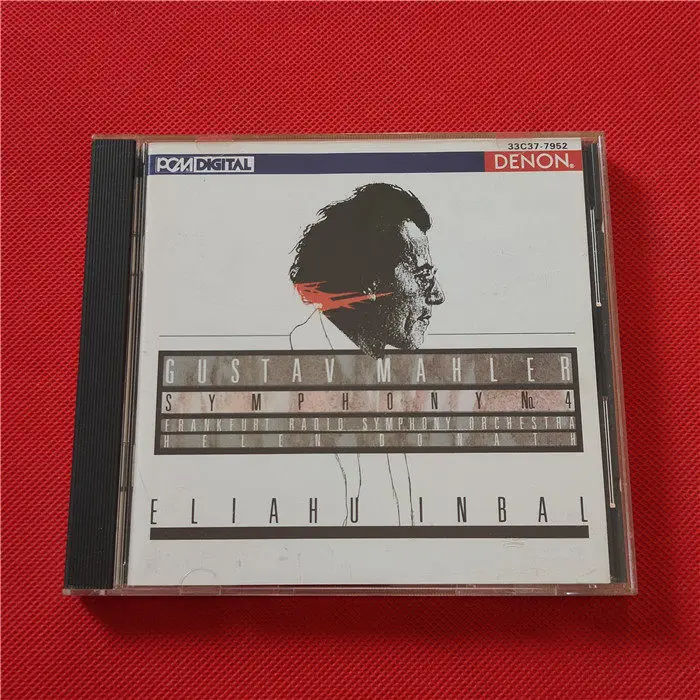 

CD Mahler: Symphony No.4 - Eliahu Inbal, Frankfurt Radio Symphony Orchestra, Helen Donath - Denon PCM Digital Classical CD
