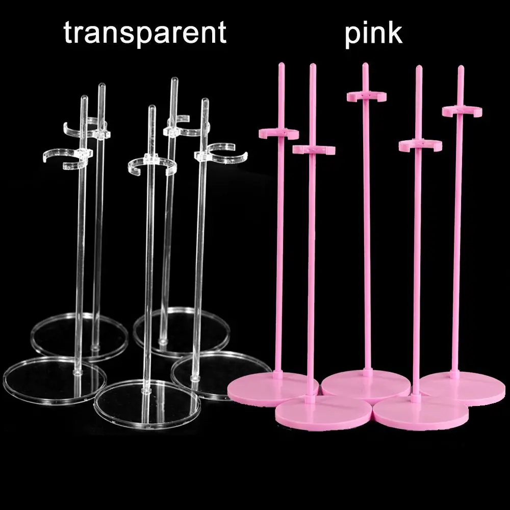 Soporte Ajustable Transparente Para Figuras De Acción – Set De 5 Unidades, Ideal Para Exhibir Muñecos Y Modelos