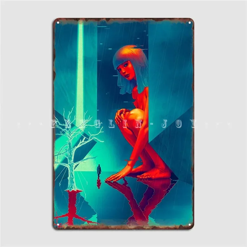 Great Blade Runner Metal Sign Club Party Mural Classic Garage Decoration Tin Sign Poster