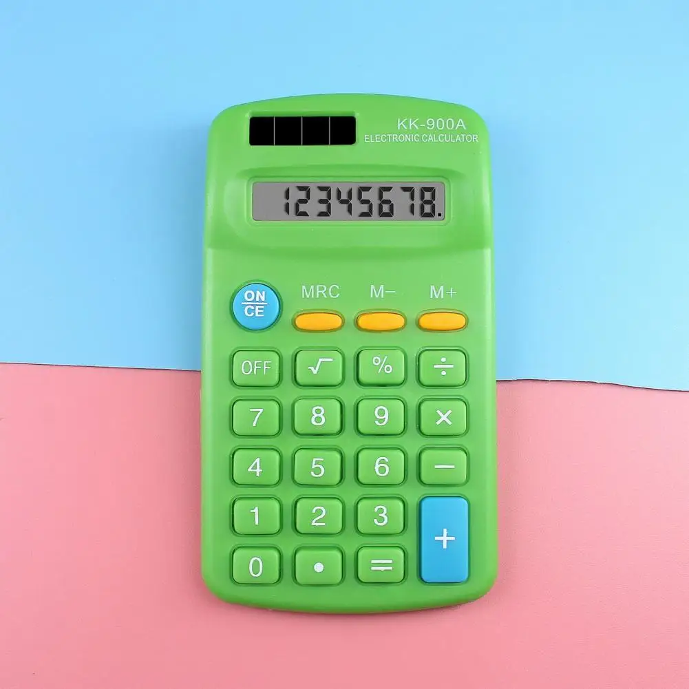 LED Large Screen  Great Big Button Business 8-Digit Mini Calculator School Supplies Calculator Fast Response   for Office