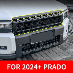Car Accessories For Toyota Land Cruiser Prado J250 LC250 2024 2025 Exterior Front Center Grille Frame Grill Cover Decor Trim