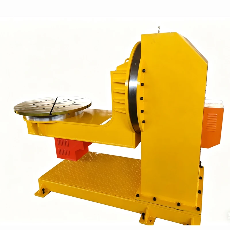 L Type Tilting And Rotating Welding Positioner Machine With Rotary Turntables