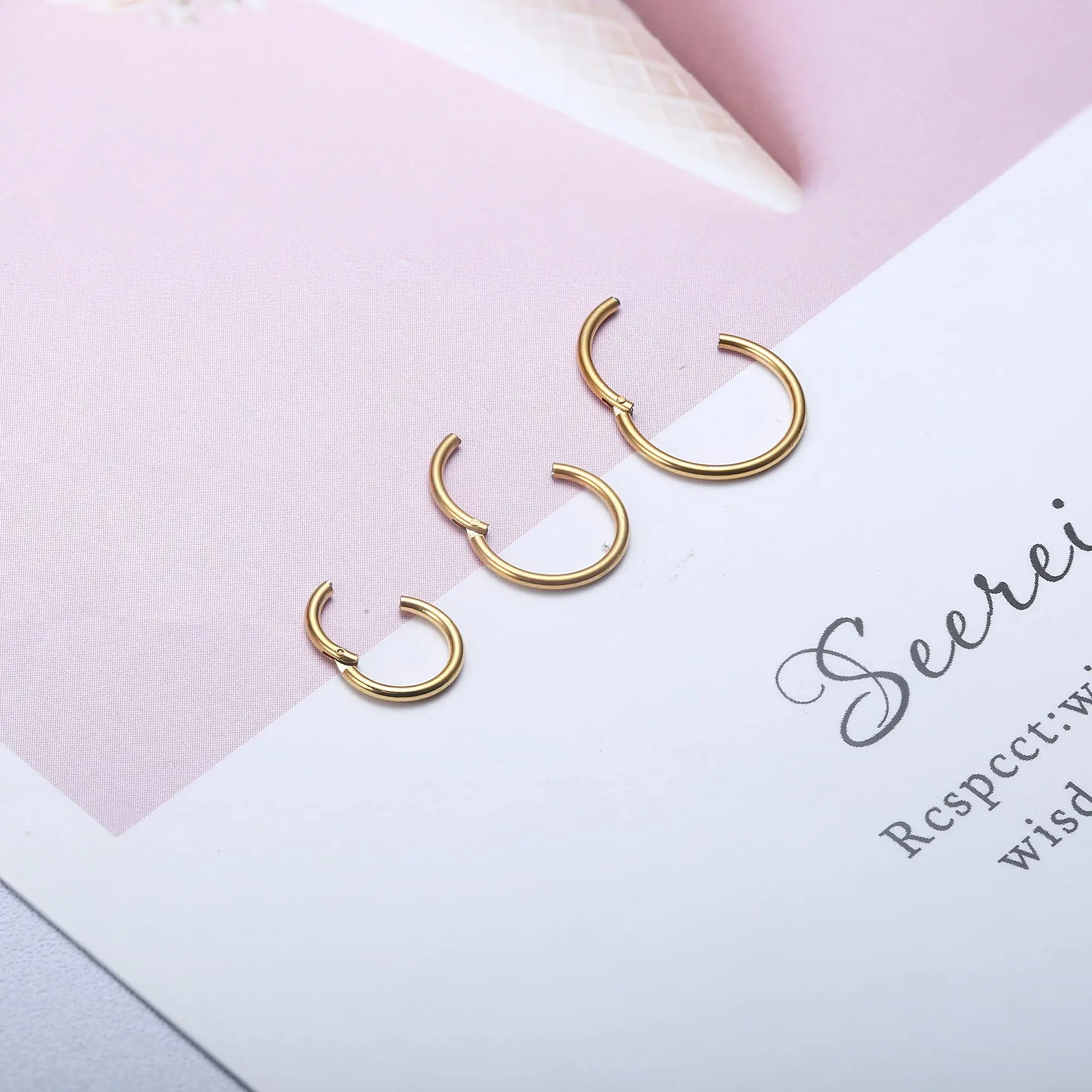 Drperfect 1 buah cincin alis 16G, anting-anting bentuk tulang rawan bibir perut baja tahan karat, anting Tragus CZ tindik barbel melengkung