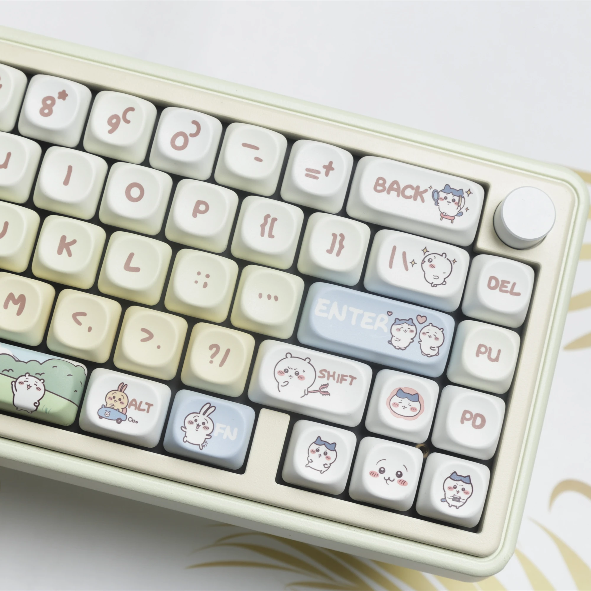 144 Keys/Set Kohachi Keycaps PBT MOA Profile DYE-SUB Cute Anime keycap 2.25U 2.75U for Alice Mechanical Keyboard Customization