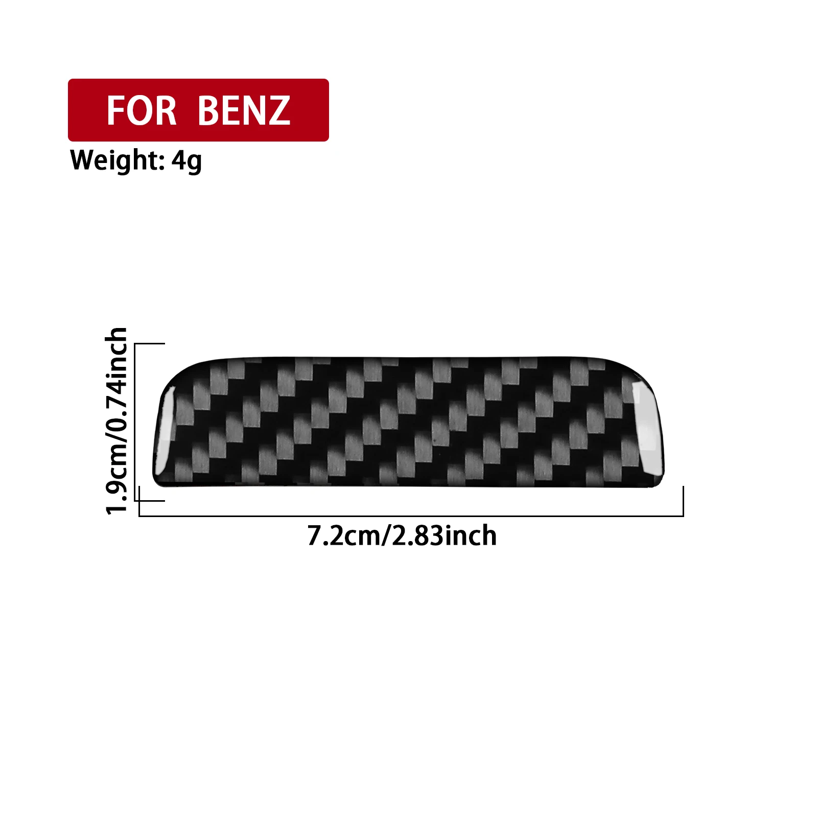 Real Carbon Fiber Car Accessories Glove Storage Cover Soft Sticker For Mercedes Benz SLK R171 2004 2005 2006 2007 2008 2009 2010 - view 5
