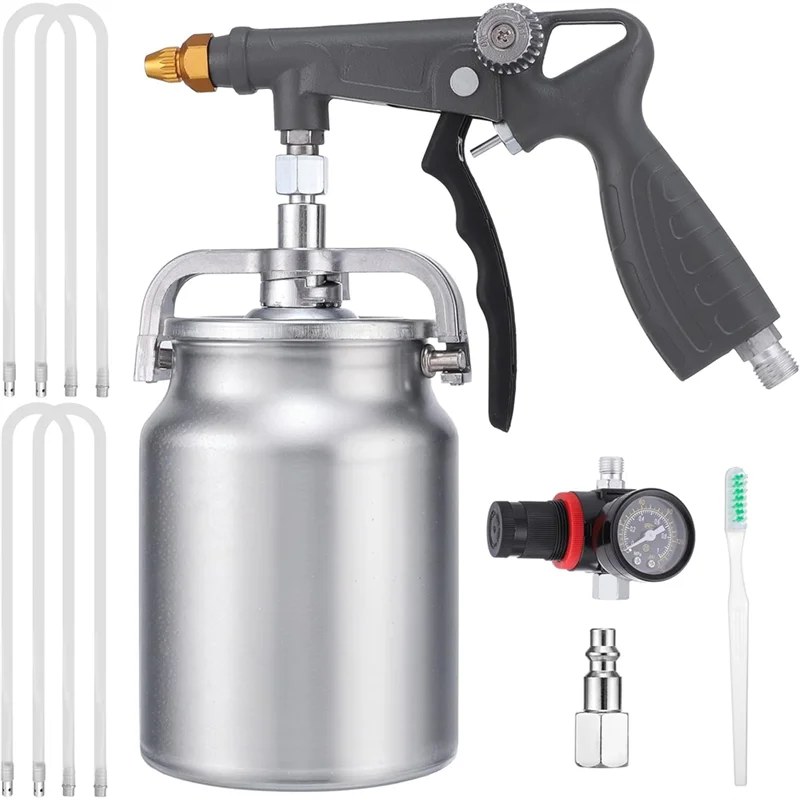 ABKP-Undercoating Spray-Gun Kit, With 20Oz Suction Feed Cup & 4Pcs 20