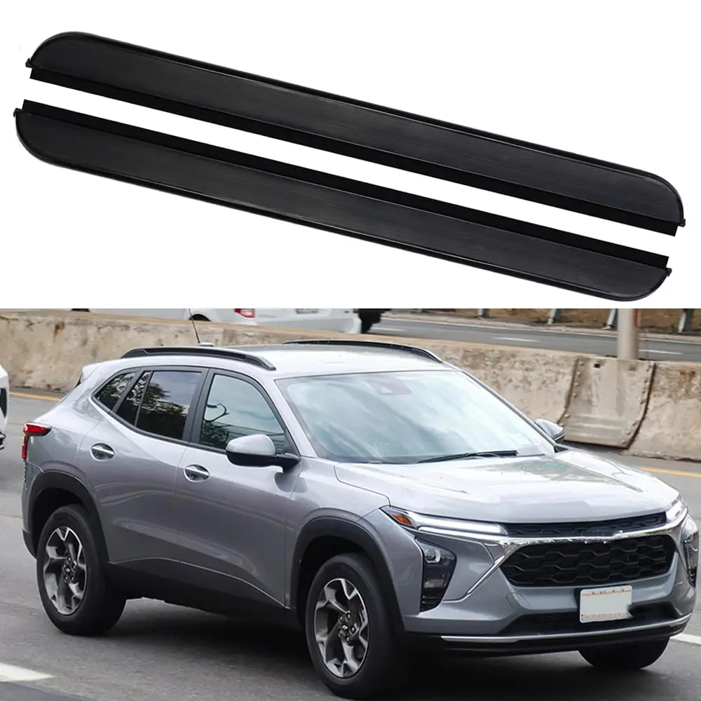 Aluminium Alloy 2PCS Side Steps Running Boards Nerf Bars Side Pedal Fits for Chevrolet Trax 2023 2024