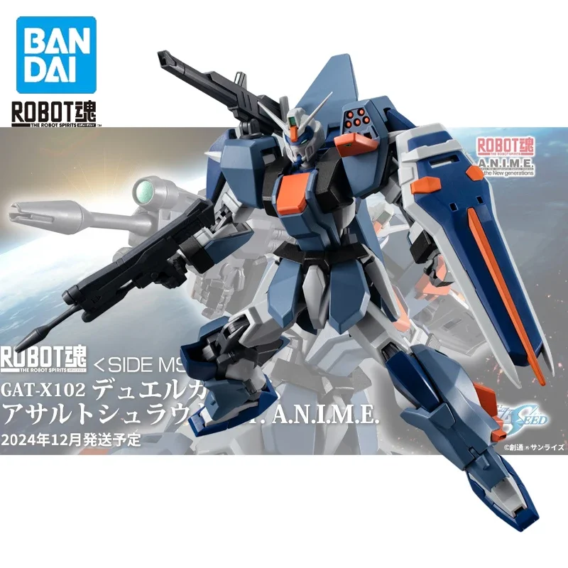 

In Stock Original BANDAI ROBOT AT-X102 Duel Gundam ver. A.N.I.M.E. Genuine Assembly Figure Collectible Model Ornament Gifts