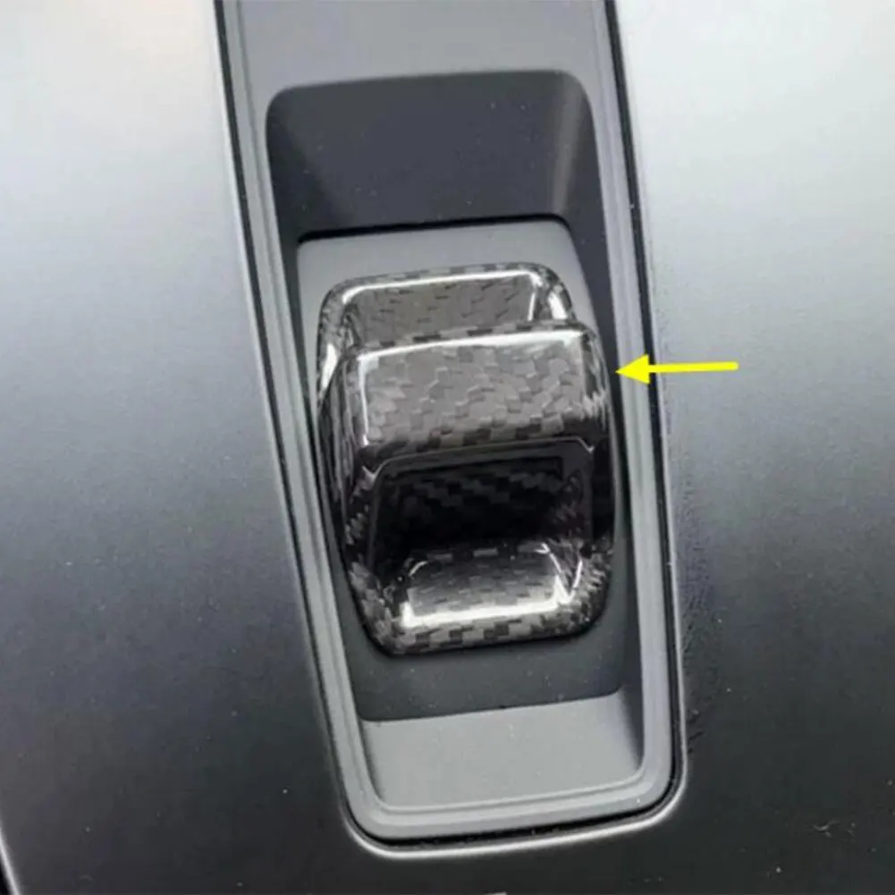 سيارة والعتاد التحول غطاء لوحة الكسوة ل A3 ل 8Y ل S3 ل RS3 Sportback 2021-2025 23.1*15*1 سنتيمتر مقبض تروس غطاء ألياف الكربون