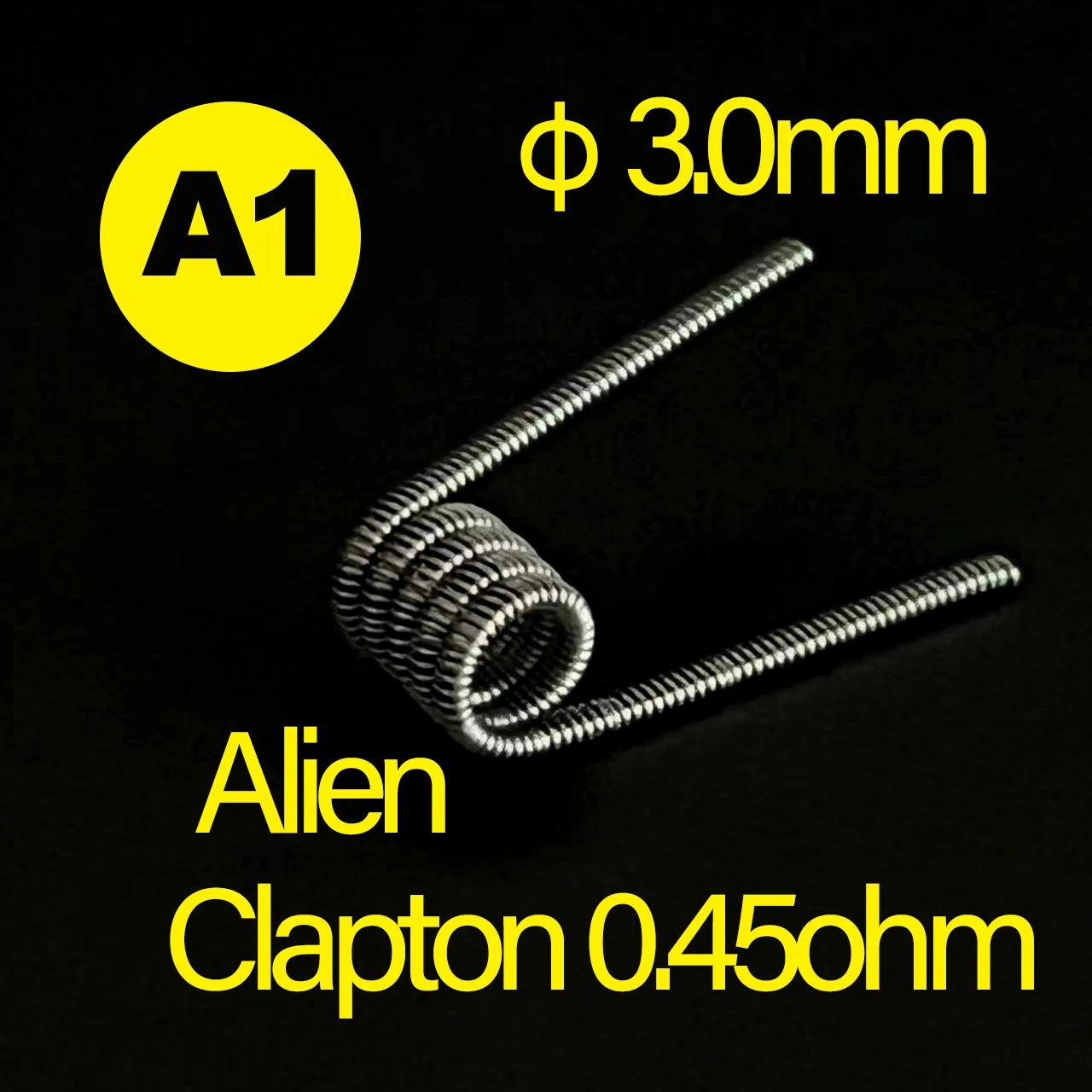 3.0mm Fused Clapton Spring A1 Twisted/Alien Premade Heating Wire Electric Spare Parts Screw Driver For ZX/Kylin Mini V2 Tools