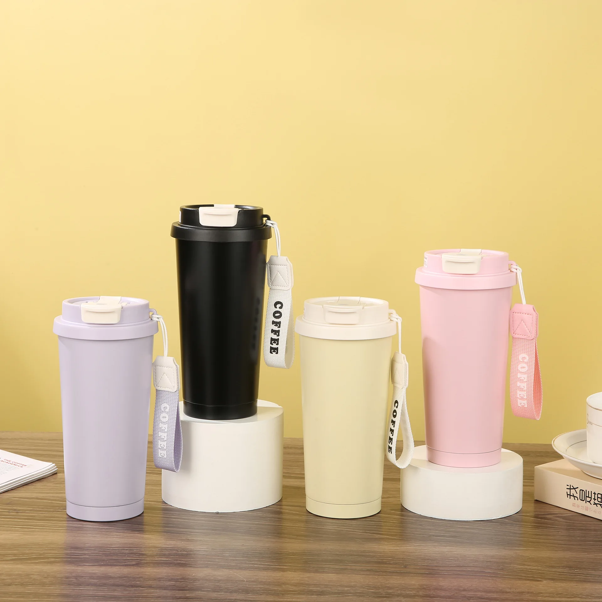 

Coffee Cup, 304 Stainless Steel Insulated Cup, High Aesthetic Value, Men's and Women's Portable Water Cup, Car Gift Cup