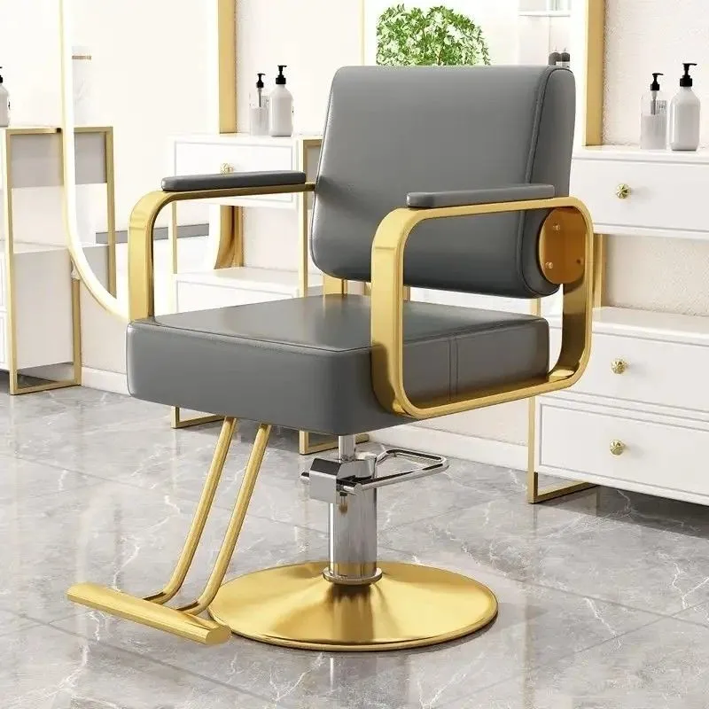 Silla de Barbero Moderna para Hombre, Silla Giratoria Profesional Clásica, Cómoda, Sillas para Barbería, Muebles de Salón