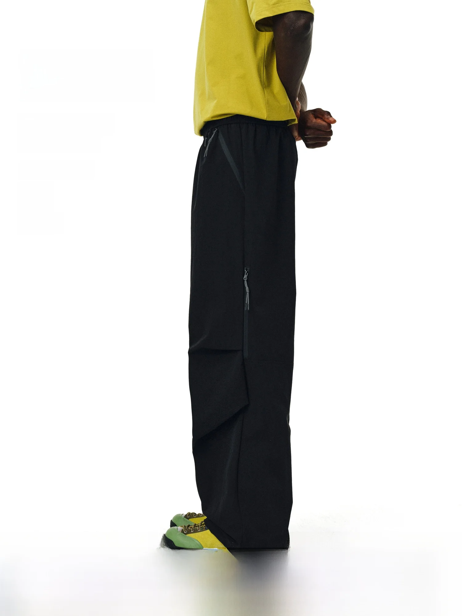 

FPA Outdoor Lightweight Windproof Waterproof Zipper Pants Casual Loose Sports Sle Men's Faion Summer Collection