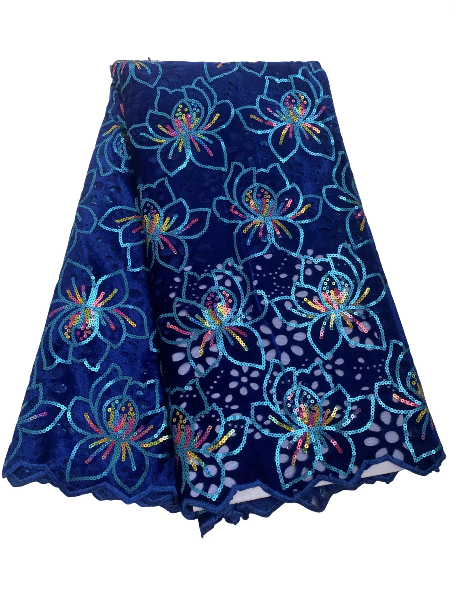 

Роскошная нигерийская кружевная ткань ручной работы 2025, высокое качество, бархатная ткань с блестками и камнями, вышивка, африканская французская кружевная ткань для шитья