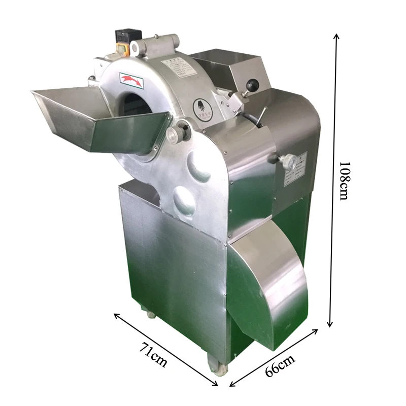 다기능 자동 대용량 1000 키로그램/시간 야채 커터 고기 다이싱 기계 전기 슬라이서 감자 절단기