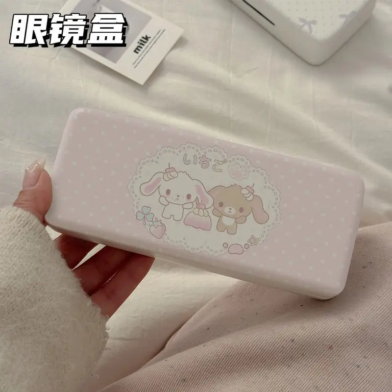 

Портативный футляр для очков Sugarbunnies Bunny Field Eye Box из искусственной кожи, для хранения очков, солнцезащитных очков, колец и ожерелий, подарок для девушки