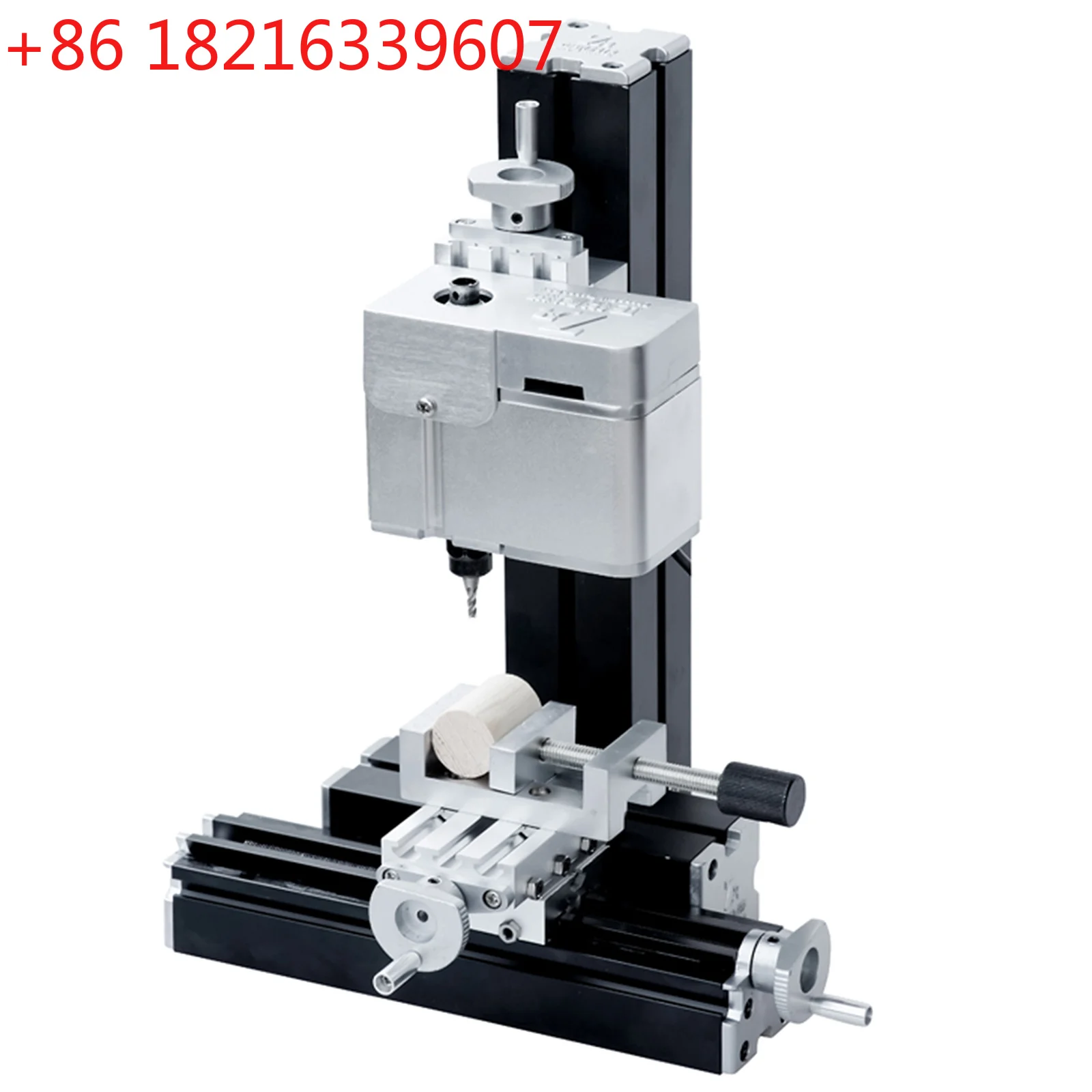YAO ZHRUI electroplated mini Metal milling Machine 36W 2000rpm DIY vertical micro milling lathe tool