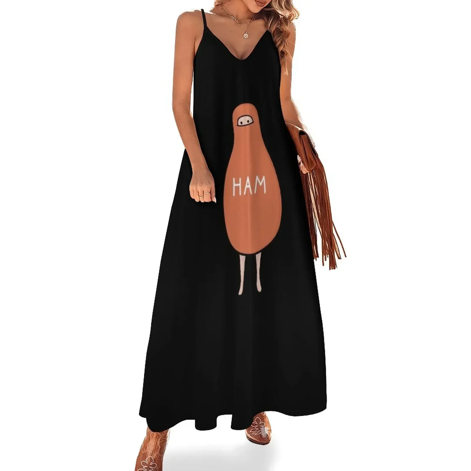 

Ham : To Kill A Mockingbird Original Literally Scout Ham Halloween Costume Sleeveless Dress clothes Dress