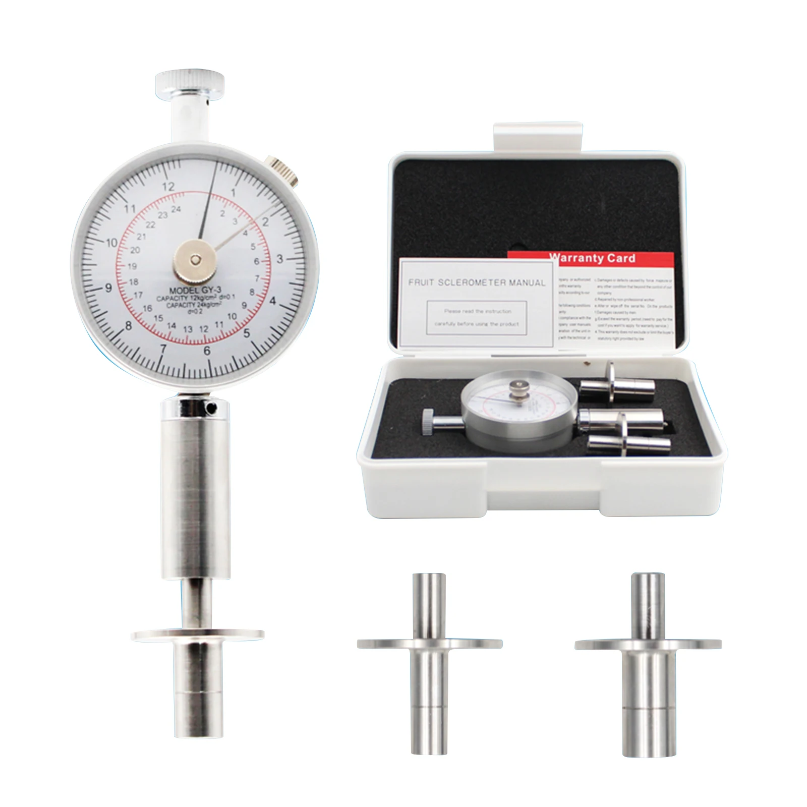 

Portable Durometer Hardness Meter OEM Supported Portable Fruit Hardness Testers