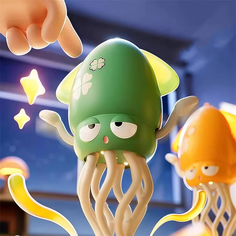 ElectricDancing Squid Toy, Crawling Dancing Automatic Obstacle Avoidance Octopus Sensor Toy With LED Lights & Music Brand Patent